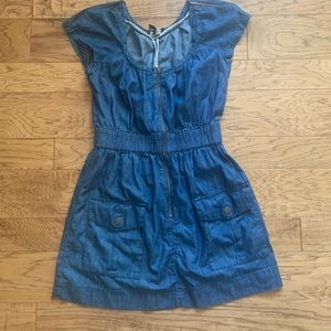 Jessica Simpson Chambray Romper size Large